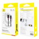 Кабель Baseus Dura Series USB to Type-C 60W 3A 2m Black-red P10377802U01-03