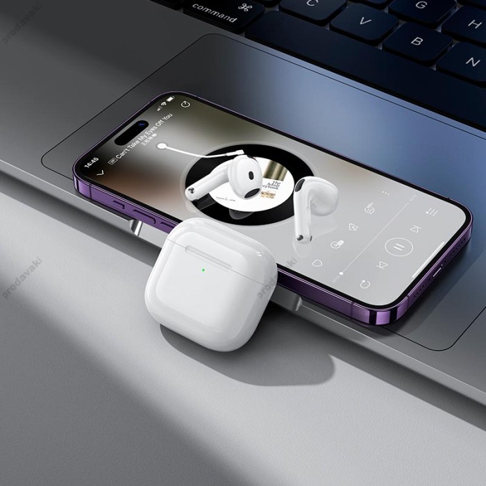 Бездротові Bluetooth навушники Hoco EW84 True wireless stereo headset BT 5.4 White
