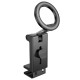 Автомобільний тримач HOCO H62 Nimble RING magnetic travel stand 4.5-7" Black