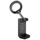 Автомобільний тримач HOCO H62 Nimble RING magnetic travel stand 4.5-7" Black