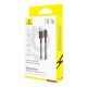 USB кабель Baseus Dura Series USB to Lightning 2.4A 1m Black-red P10377801U01-01