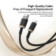 USB кабель Baseus Dura Series USB to Lightning 2.4A 1m Black-gold P10377801U01-00