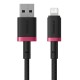 USB кабель Baseus Dura Series USB to Lightning 2.4A 1m Black-red P10377801U01-01