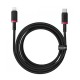 PD кабель Baseus Dura Series Type-C to Lightning 20W 1m Black-red P10377800U01-01