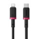 PD кабель Baseus Dura Series Type-C to Lightning 20W 1m Black-red P10377800U01-01