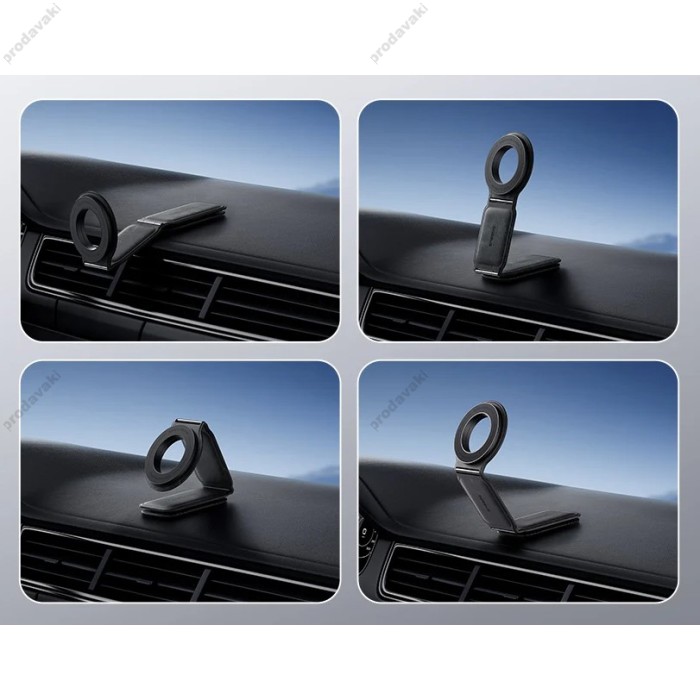 Автомобільний тримач Baseus Baseus PrimeTrip Series C02 Mega Magnetic Stick-on Version Black C40169002113-00