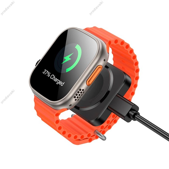 Бездротовий зарядний пристрій Hoco CQ16C Astute wireless charger for iWatch Black