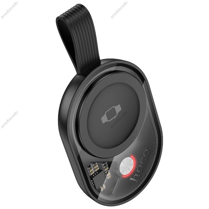Бездротовий зарядний пристрій HOCO CW60 Whale watch wireless charger for iWatch Black