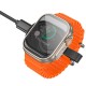 Бездротовий зарядний пристрій HOCO CW60 Whale watch wireless charger for iWatch Black
