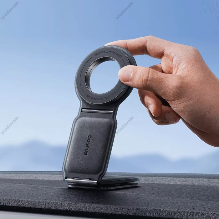Автомобільний тримач Baseus Baseus PrimeTrip Series C02 Mega Magnetic Stick-on Version Black C40169002113-00