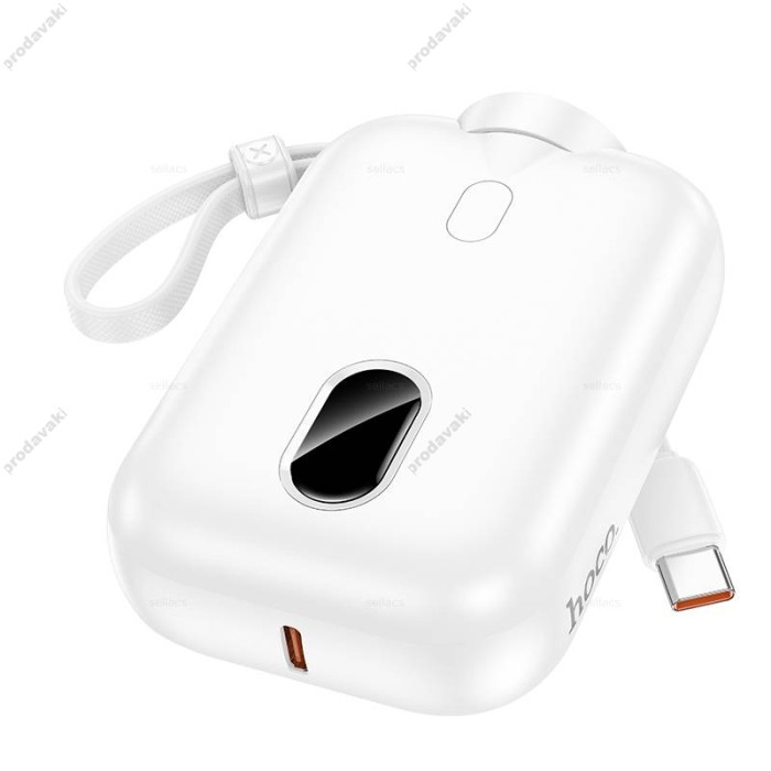 Повербанк портативний акумулятор Power bank Hoco J130 Peak PD 20W 10000 mAh White