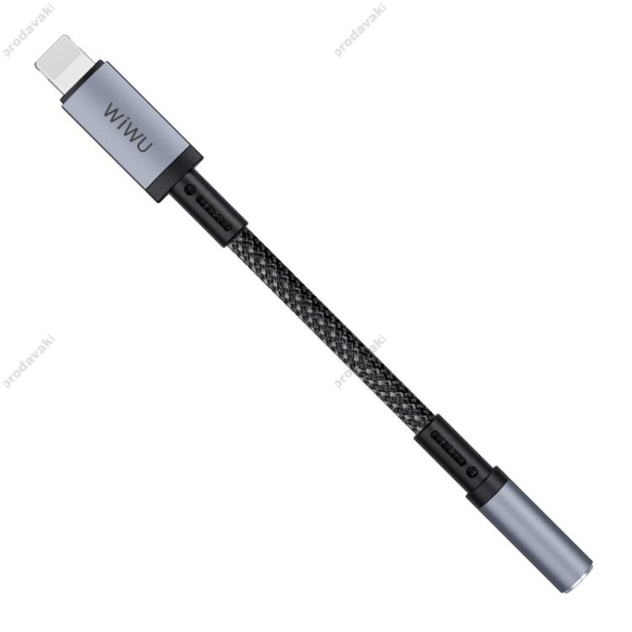Перехідник Wiwu Wi-C047L Legend Audio Convertor (0.15m) Lightning to 3.5mm black