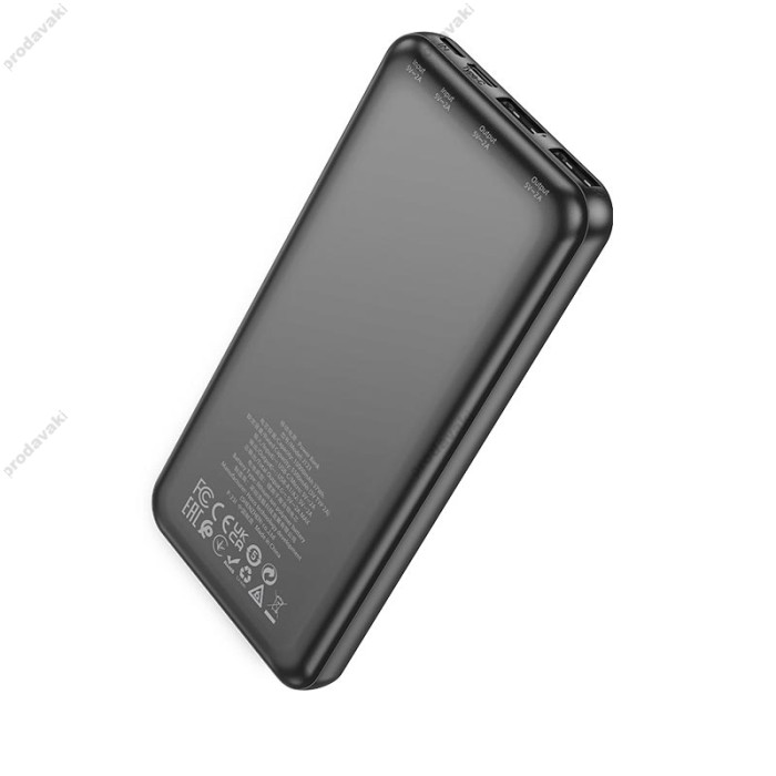Повербанк портативний акумулятор Power bank Hoco J123 Element 10000 mAh Black