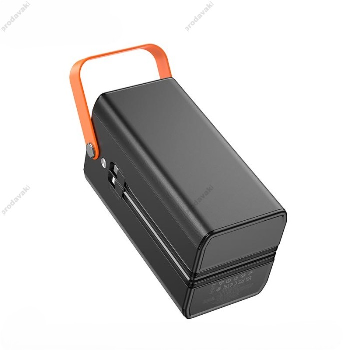 Повербанк портативний акумулятор Power bank Hoco DB49 Action fully compatible 100 000mAh 22.5W Black