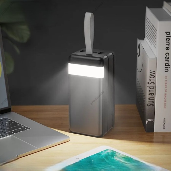 Повербанк портативний акумулятор Power bank Hoco DB50 Great fast charging 80000mAh 22.5W Black