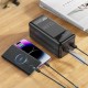 Повербанк портативний акумулятор Power bank Hoco DB50 Great fast charging 80000mAh 22.5W Black