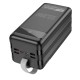 Повербанк портативний акумулятор Power bank Hoco DB50 Great fast charging 80000mAh 22.5W Black