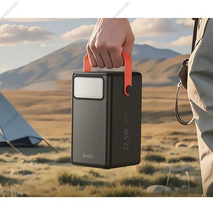 Повербанк портативний акумулятор Power bank Hoco J142 Surpass fully compatible 100 000mAh 22.5W/3A Black