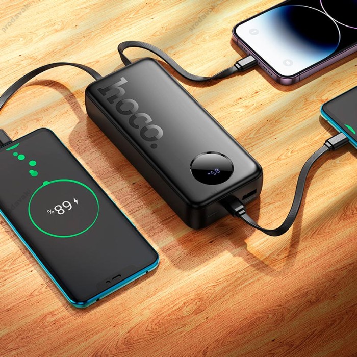 Повербанк портативний акумулятор Power bank Hoco J132A Sabio fully compatible 22.5W 20000 mAh Black