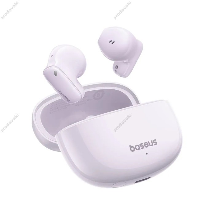 Бездротові Bluetooth навушники Baseus Bowie E11 True Wireless Earphones BT 5.3 Purple A00053500533-Z1