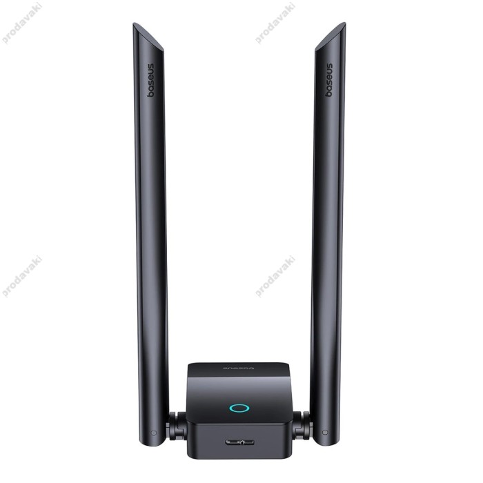 Бездротовий WiFi Адаптер Baseus FastJoy Series 1300Mbps External Antenna Black (B01317600111-05)
