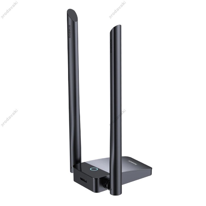 Бездротовий WiFi Адаптер Baseus FastJoy Series 1300Mbps External Antenna Black (B01317600111-05)