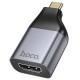 HDMI-адаптер HOCO UA33 Type-C to HDTV adapter 4k Ultra HD metal-grey
