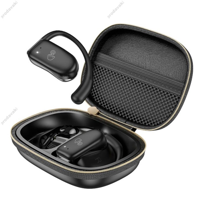 Бездротові Bluetooth навушники Hoco EA2 Graceful open true wireless headset BT 5.3 Black