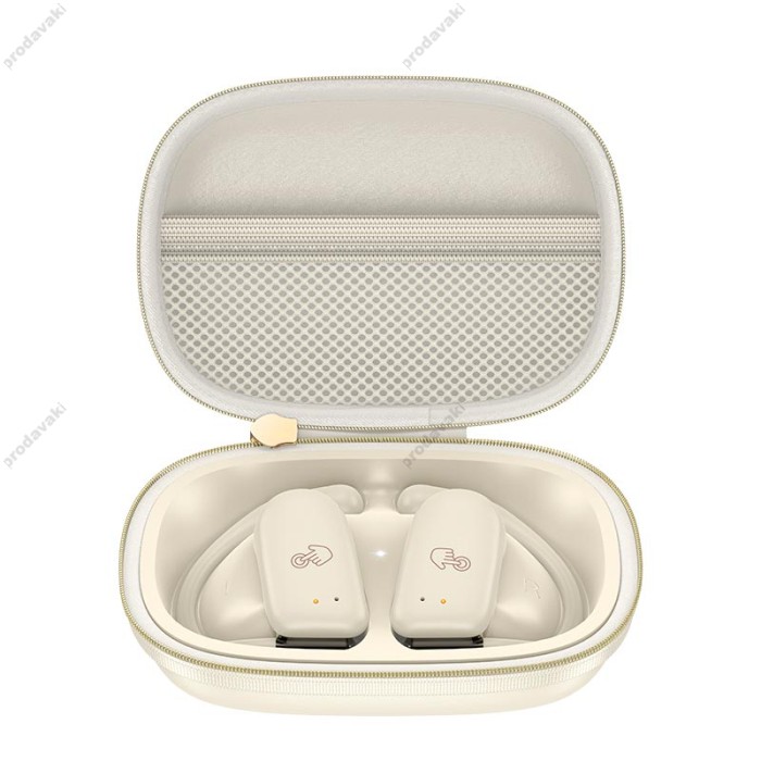 Бездротові Bluetooth навушники Hoco EA2 Graceful open true бездротовий headset BT 5.3 Milky white