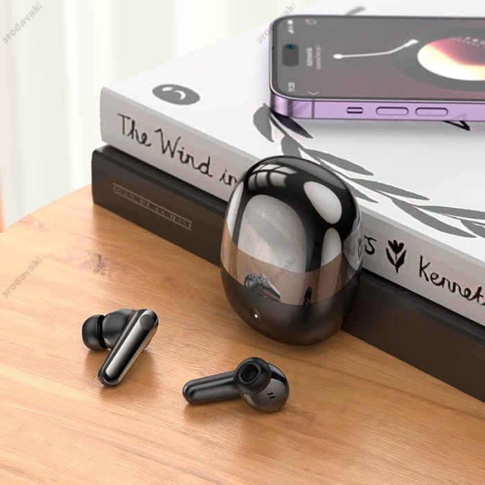 Бездротові Bluetooth навушники Hoco EQ11 Pacifico true wireless headset BT 5.3 Black