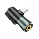 Кабель перехідник Adapter Hoco LS32 digital 3.5 audio converter for Lightning 2A Grey