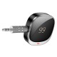 Автомобільний Bluetooth адаптер HOCO E80 Travel car AUX BT receiver BT5.3 Black