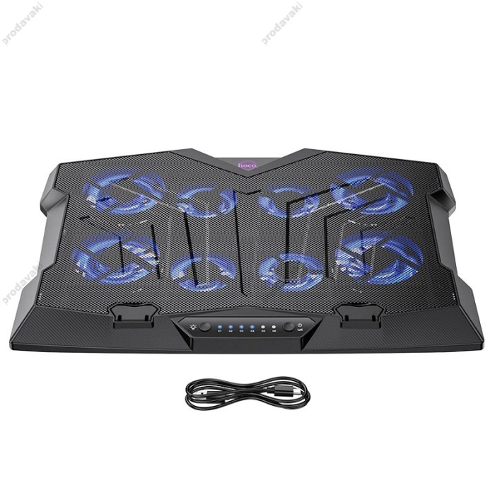 Підставка для ноутбука та MacBook Hoco GM27 Monte notebook cooling fan Black