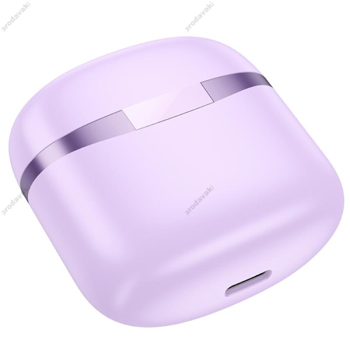 Бездротові Bluetooth навушники HOCO EQ7 Snowflake true wireless headset BT 5.3 Purple