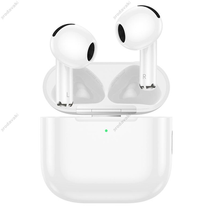 Бездротові Bluetooth навушники Hoco EW78 True wireless stereo headset BT 5.4 White