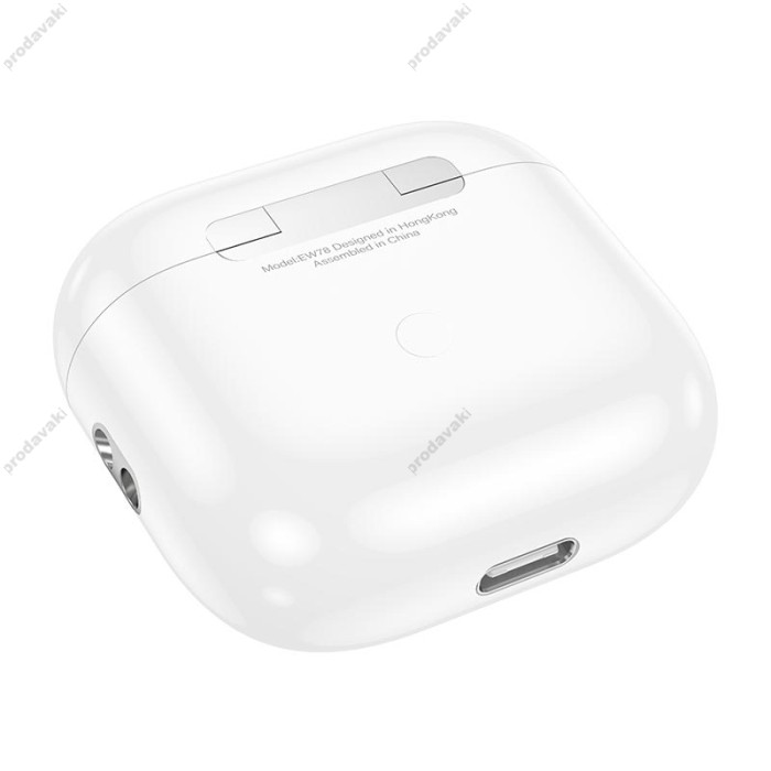 Бездротові Bluetooth навушники Hoco EW78 True wireless stereo headset BT 5.4 White