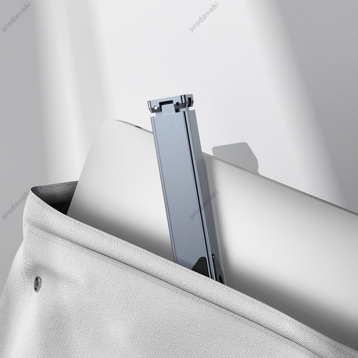 Підставка для ноутбука та MacBook Hoco HD9 Action metal folding notebook holder metal-grey