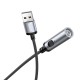 Запальничка Hoco UA30 USB mini Cigarette lighter Black