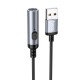 Запальничка Hoco UA30 USB mini Cigarette lighter Black
