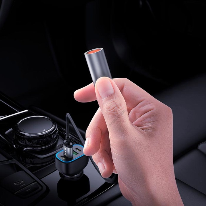 Запальничка Hoco UA30 USB mini Cigarette lighter Black