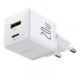 Мережевий зарядний пристрій Baseus Palm Type-C+USB 20W White P10111608213-00