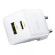 Мережевий зарядний пристрій Baseus Palm Type-C+USB 20W White P10111608213-00