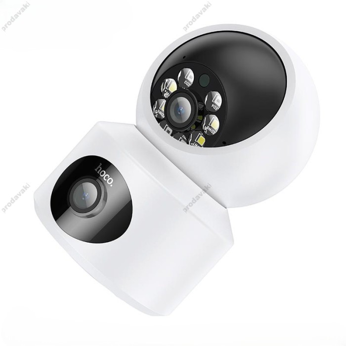Камера відеоспостереження Hoco DI53 Admire dual-lens smart surveillance camera 1080P White