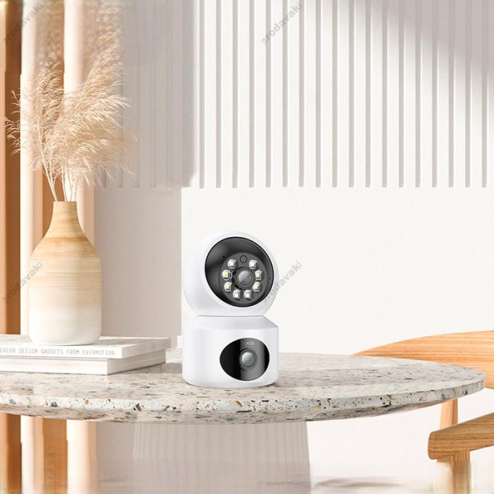 Камера відеоспостереження Hoco DI53 Admire dual-lens smart surveillance camera 1080P White