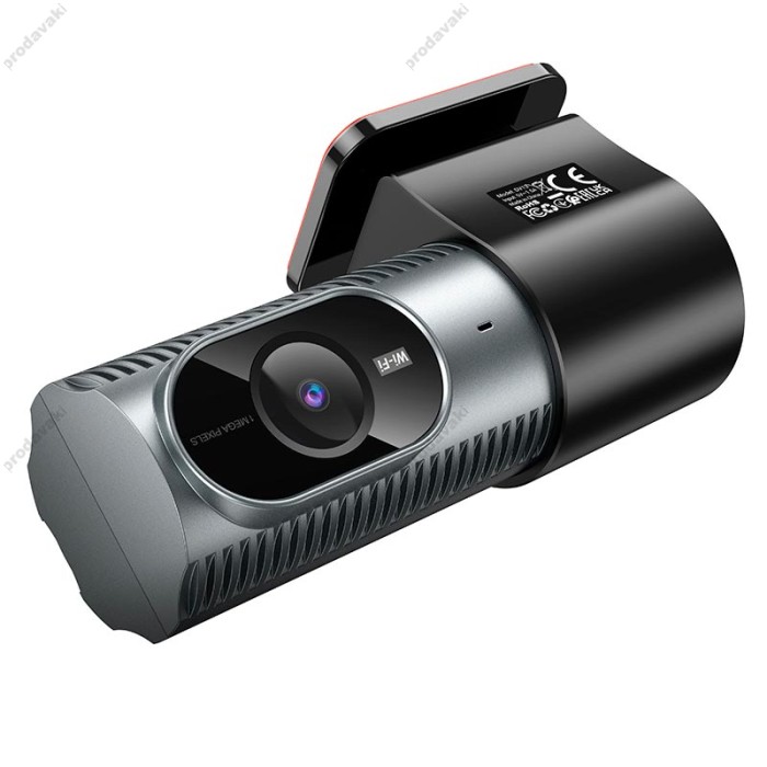 Відеореєстратор HOCO DV13 Screenless hidden driving recorder 720p 25fps WiFi Black