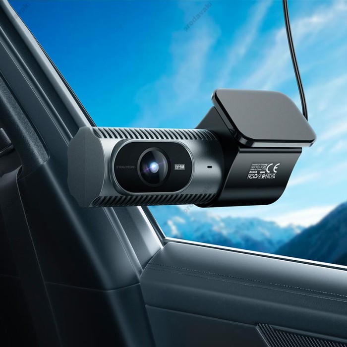 Відеореєстратор HOCO DV13 Screenless hidden driving recorder 720p 25fps WiFi Black
