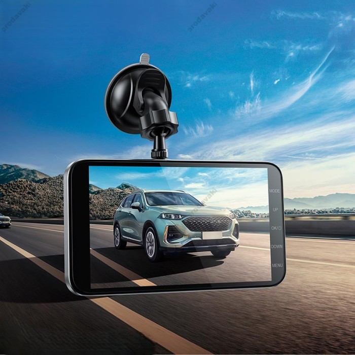 Відеореєстратор HOCO DI41 Driving recorder with rear camera 720p Black