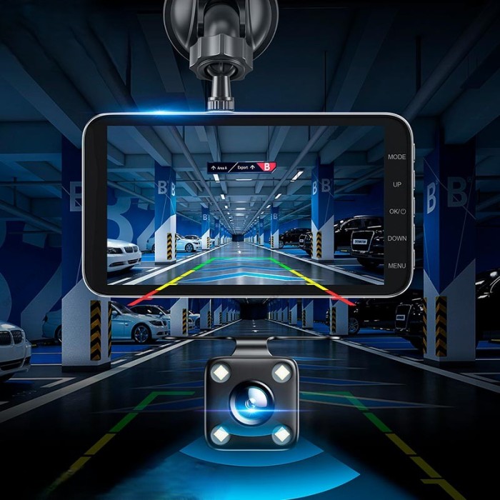 Відеореєстратор HOCO DI41 Driving recorder with rear camera 720p Black