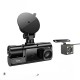 Відеореєстратор HOCO DI60 World three-screen simultaneous display 720p Wi-Fi Black