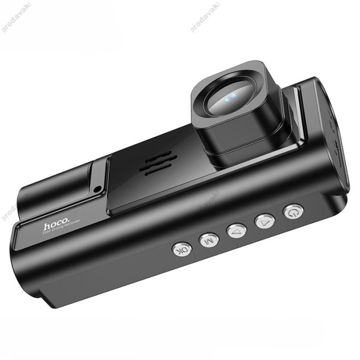 Відеореєстратор HOCO DI60 World three-screen simultaneous display 720p Wi-Fi Black